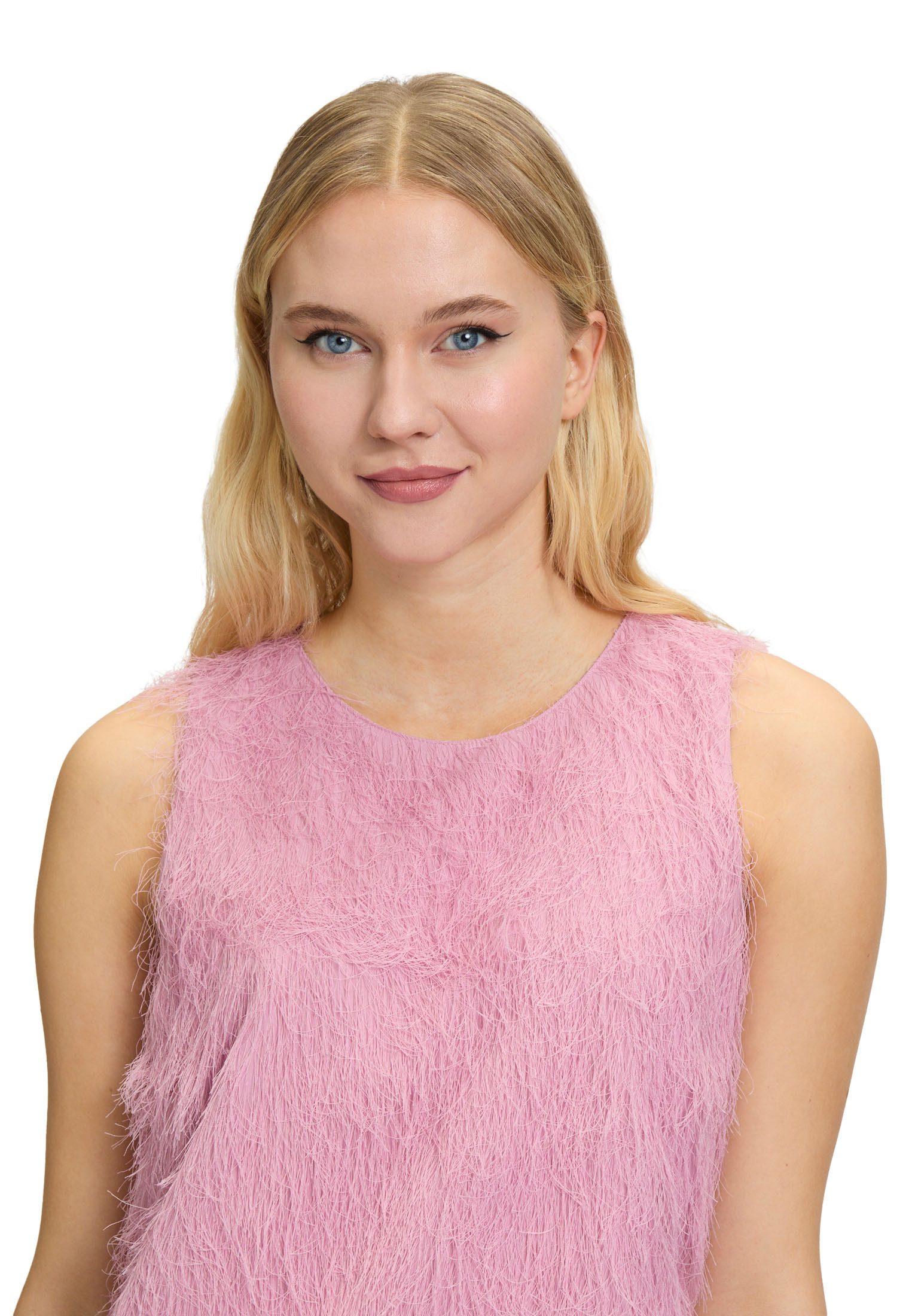 Vera Mont Abendkleid Damen mit Fransen Material