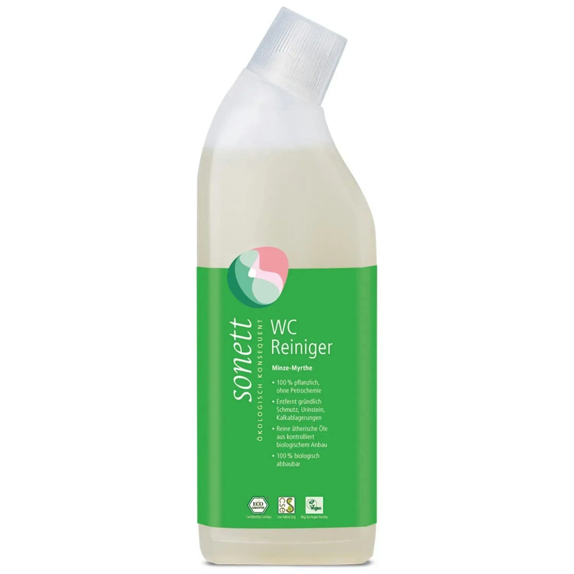 Sonett WC Reiniger Minze-Myrthe 750 ml WC-Reiniger (100 % biologisch abbaubar)
