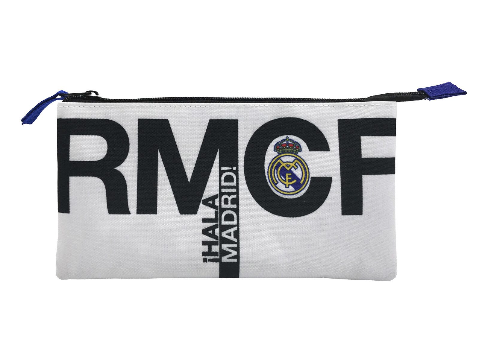 Real Madrid Federmäppchen 3 Fächer Federmappe mit Reißverschluss für Schule und Büro, (1-tlg)