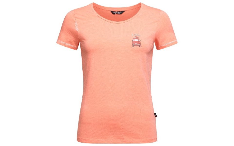 Chillaz Kurzarmshirt Gandia E Ciao T-Shirt Women coral