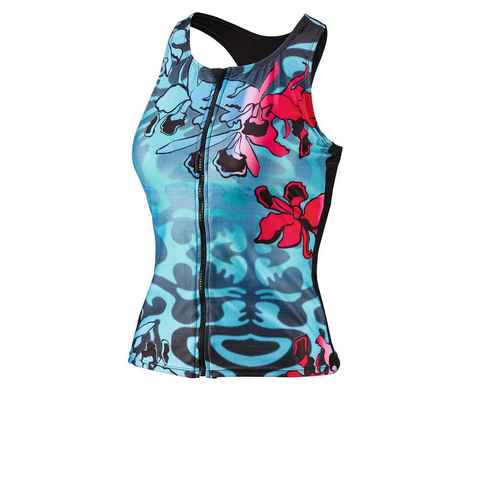 Beco Beermann Tankini BEsuit Racerback (1-St) mit Front-Reißverschluss und Innen-BH in aufregendem Blütendesign