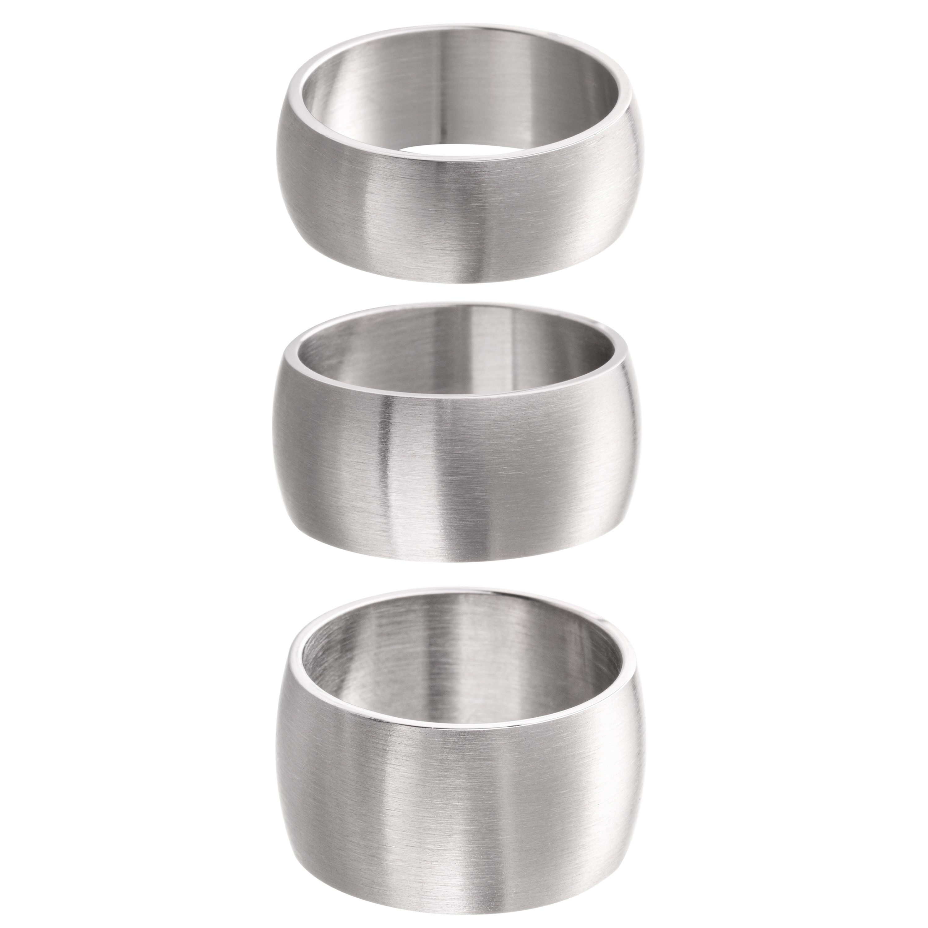 meditoys Fingerring meditoys · Ring aus Edelstahl · Bandring · Silber