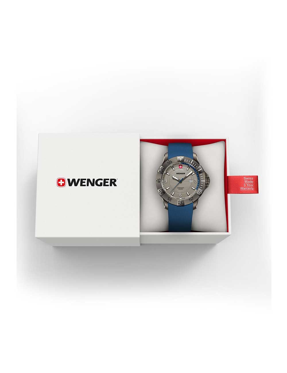 Wenger Quarzuhr Wenger 01.0641.142 Herrenuhr Seaforce 43mm 20ATM Wenger 01.0641.142 Herrenuhr Seaforce 43mm 20ATM
