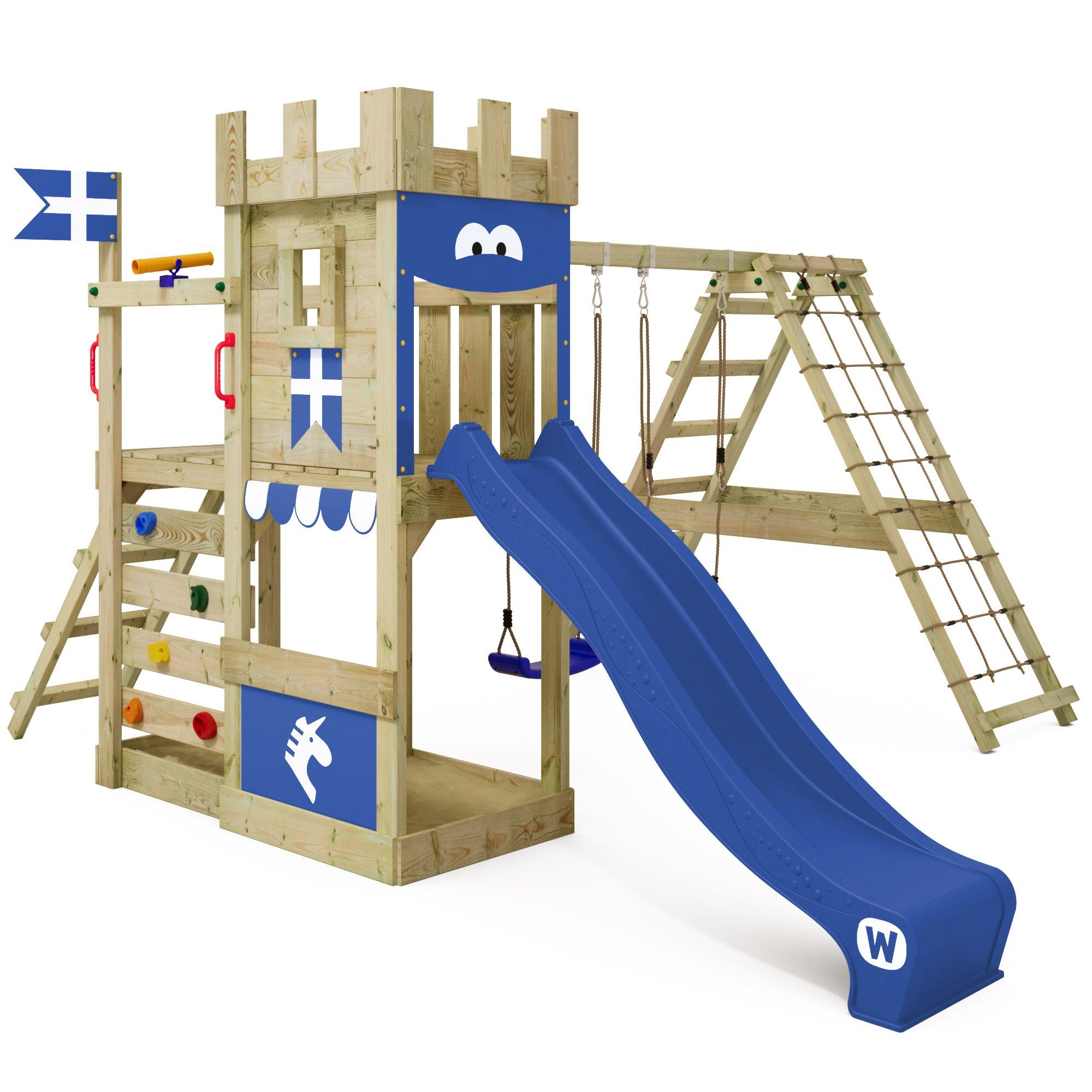Wickey Spielturm DragonFlyer Stelzenhaus – Ritterburg günstig online kaufen