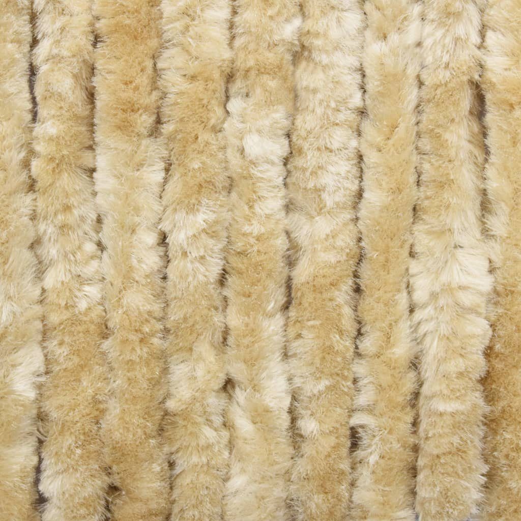vidaXL Insektenschutz-Vorhang Insektenschutz-Vorhang Beige 56x200 cm Chenille