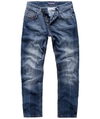 Rock Creek Regular-fit-Jeans Herren Jeans Stonewashed Blau RC-2357