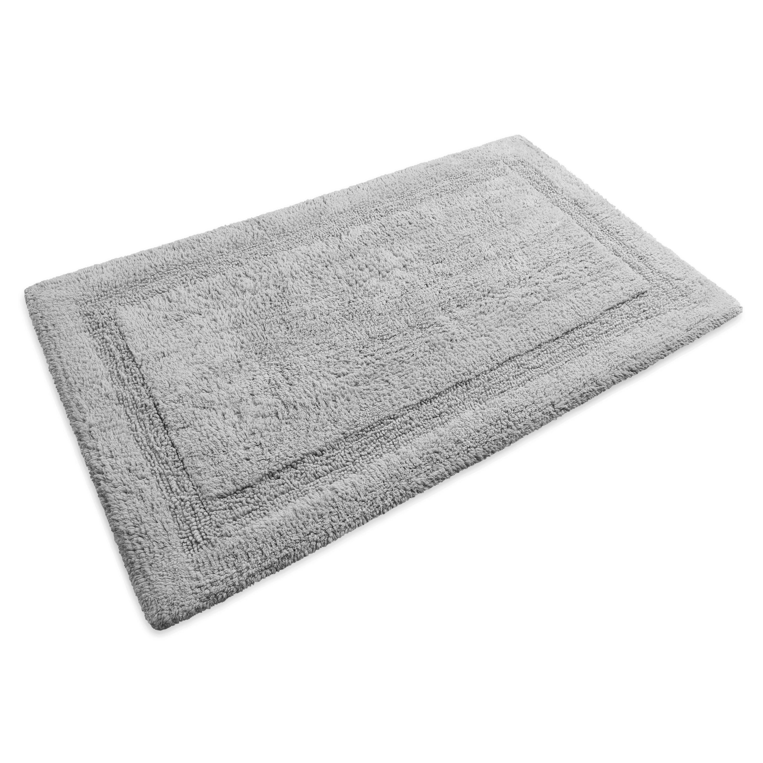 OTTO home Badematte Meellor, Höhe 20 mm, rutschhemmend beschichtet, fußbodenheizungsgeeignet, Baumwolle, rechteckig, Badteppich, getuftet, modern, Uni, antirutsch, flauschig, Baumwolle
