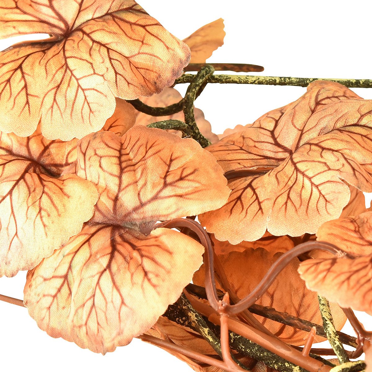 Kunstgirlande Dekohänger Herbstdeko Blättergirlande Heuchera 150cm günstig online kaufen