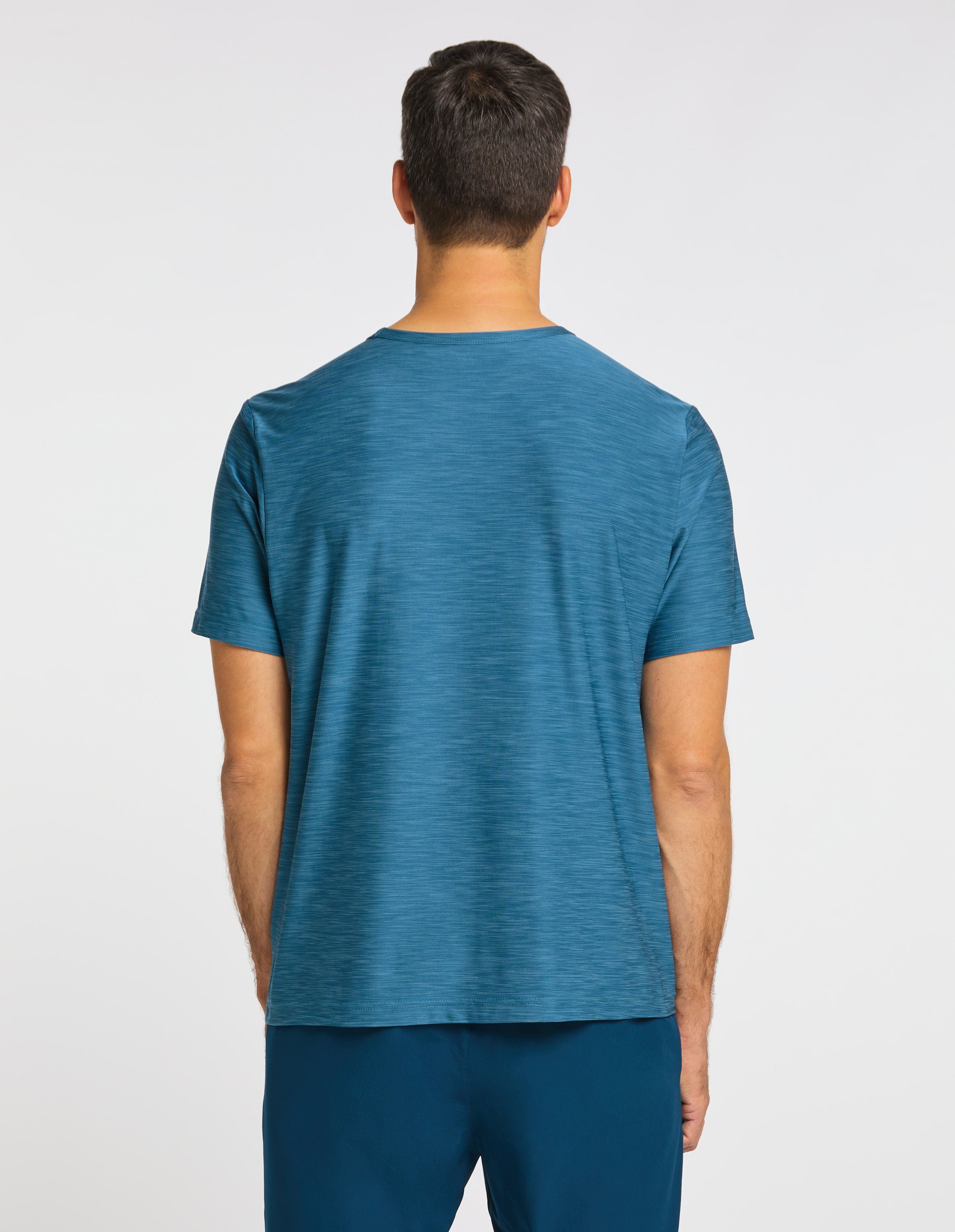 T-Shirt Sportswear melange T-Shirt metallic Joy blue VITUS