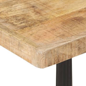 vidaXL Esstisch Bistrotisch 60x60x77 cm Raues Mangoholz (1-St)