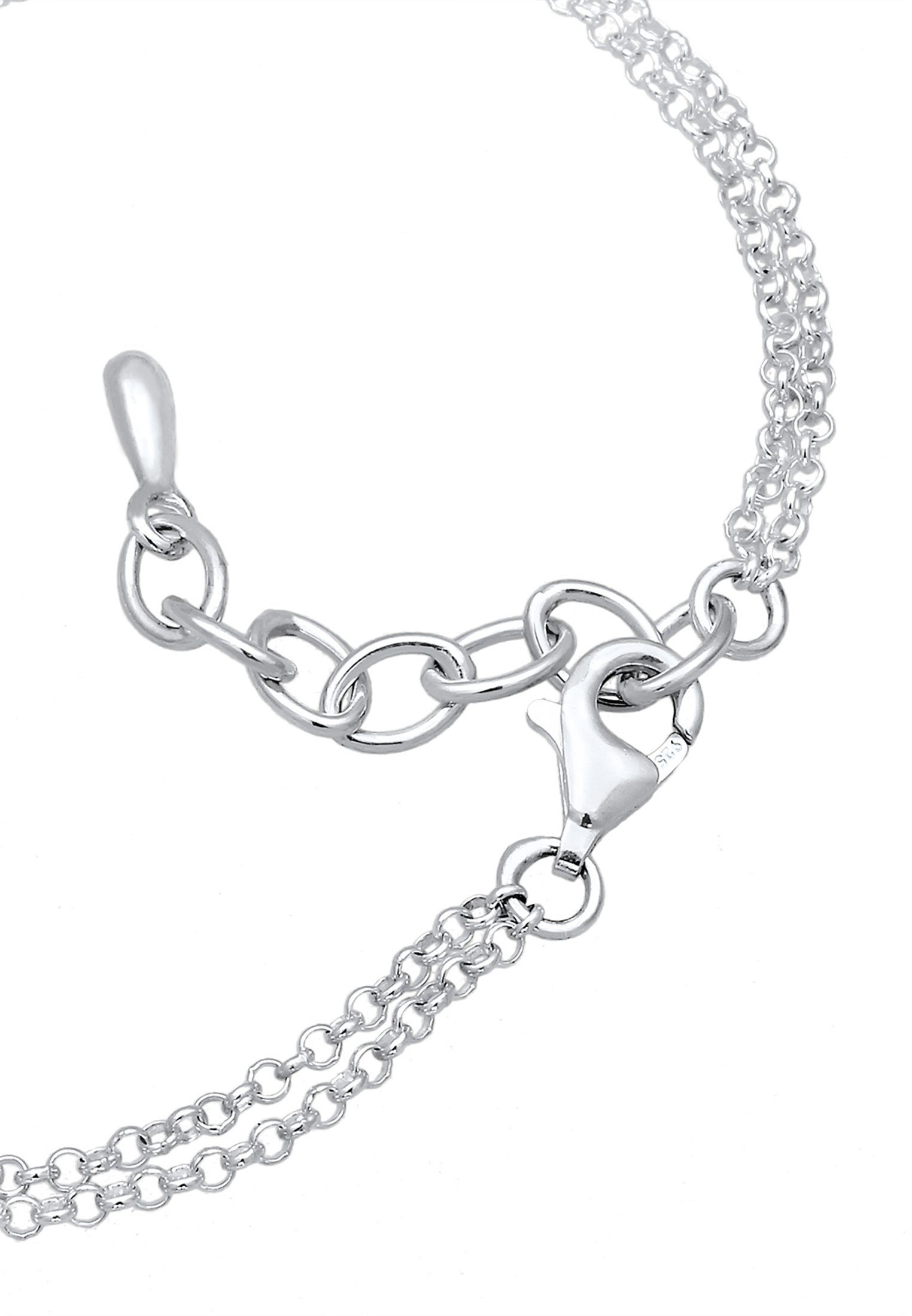 Noir DIAMONDS Infinity Symbol ct)925 Elli Diamant Silber Armband (0,195