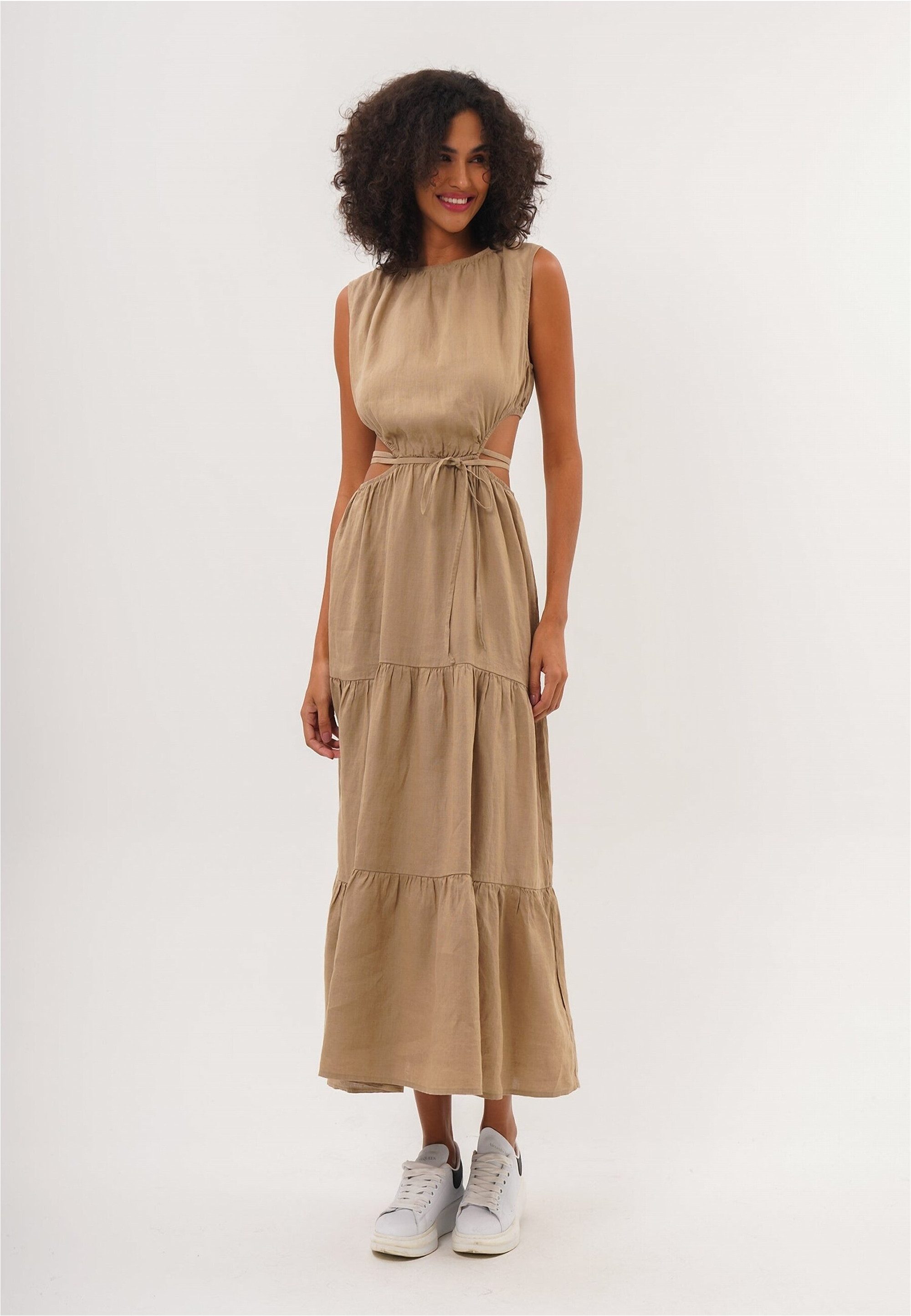 freshlions Jerseykleid Lilia (1-tlg) mit raffinierten Faltendetails