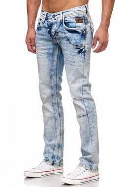 Rusty Neal Regular-fit-Jeans in angesagter Optik und bequemer Passform