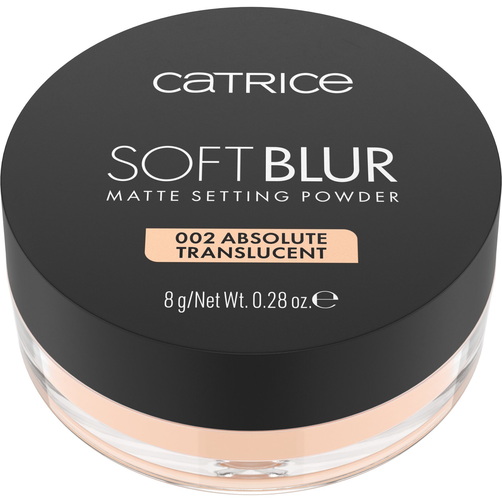 Catrice Puder SOFT BLUR MATTE SETTING POWDER, Ultraleichtes, lichtdurchlässiges Puder für alle Hauttöne
