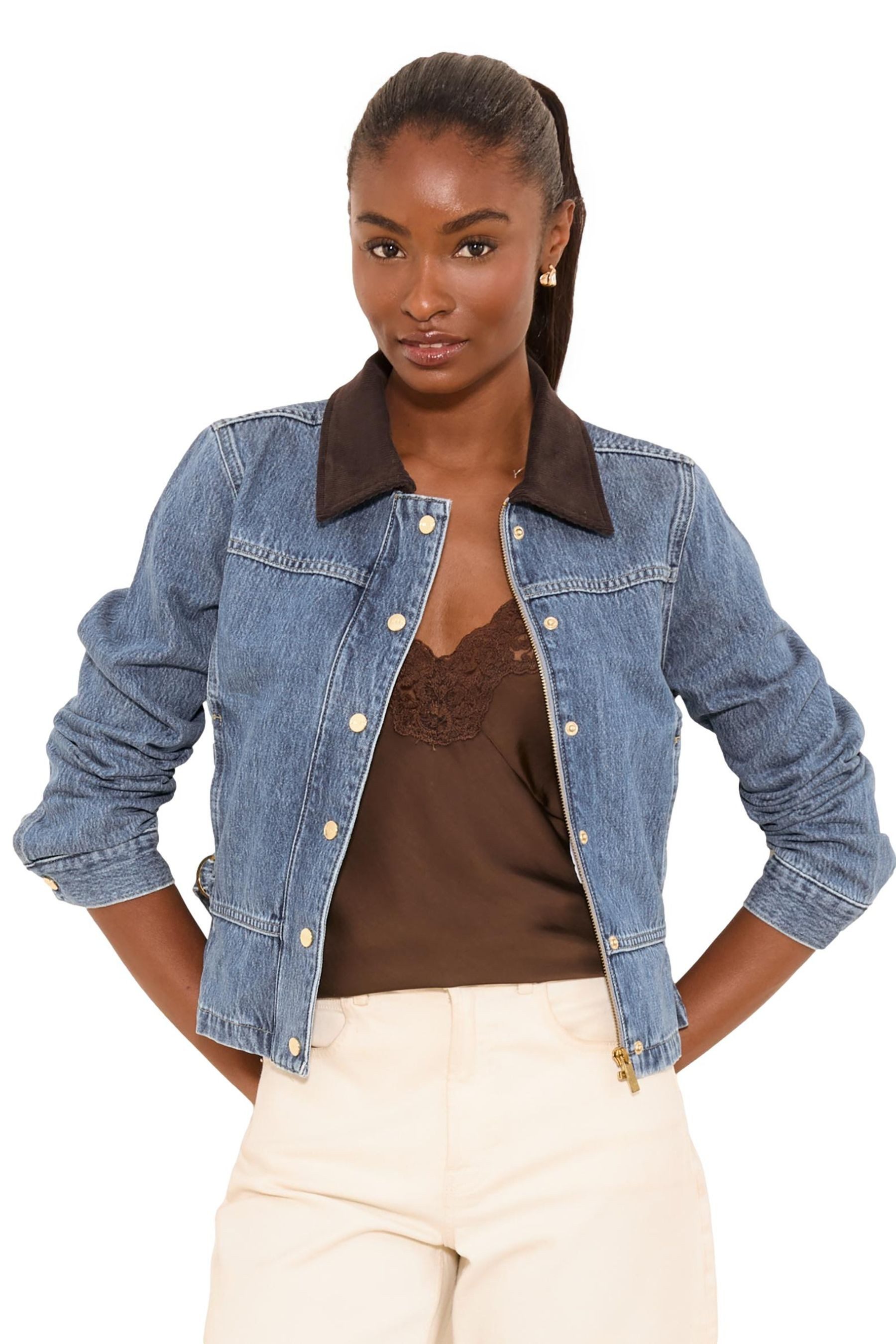 Kurzjacke Lipsy Barn-Jacke mit Kragen