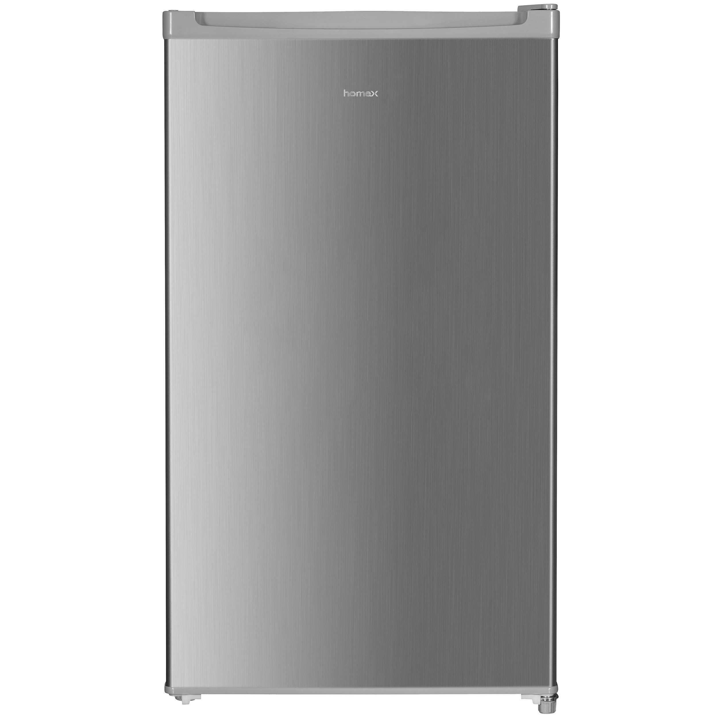 homeX Kühlschrank CS0881-S, 85 cm hoch, 47.5 cm breit, 90 Liter, Vollraumkühlschrank ohne Gefrierfach, klein, freistehend