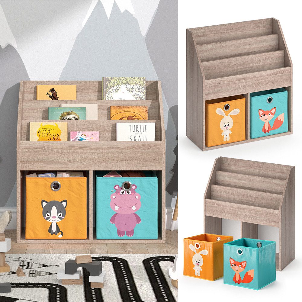 Vicco Bücherregal Luigi, Sonoma, 72 x günstig online kaufen