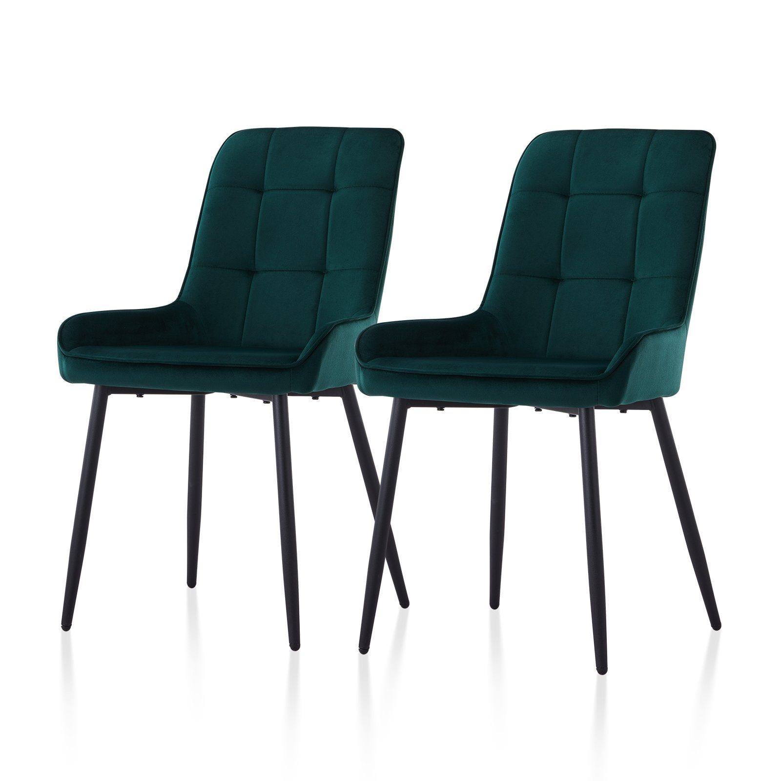 Ofcasa Esszimmerstuhl Polsterstuhl (2er Set), Samt günstig online kaufen