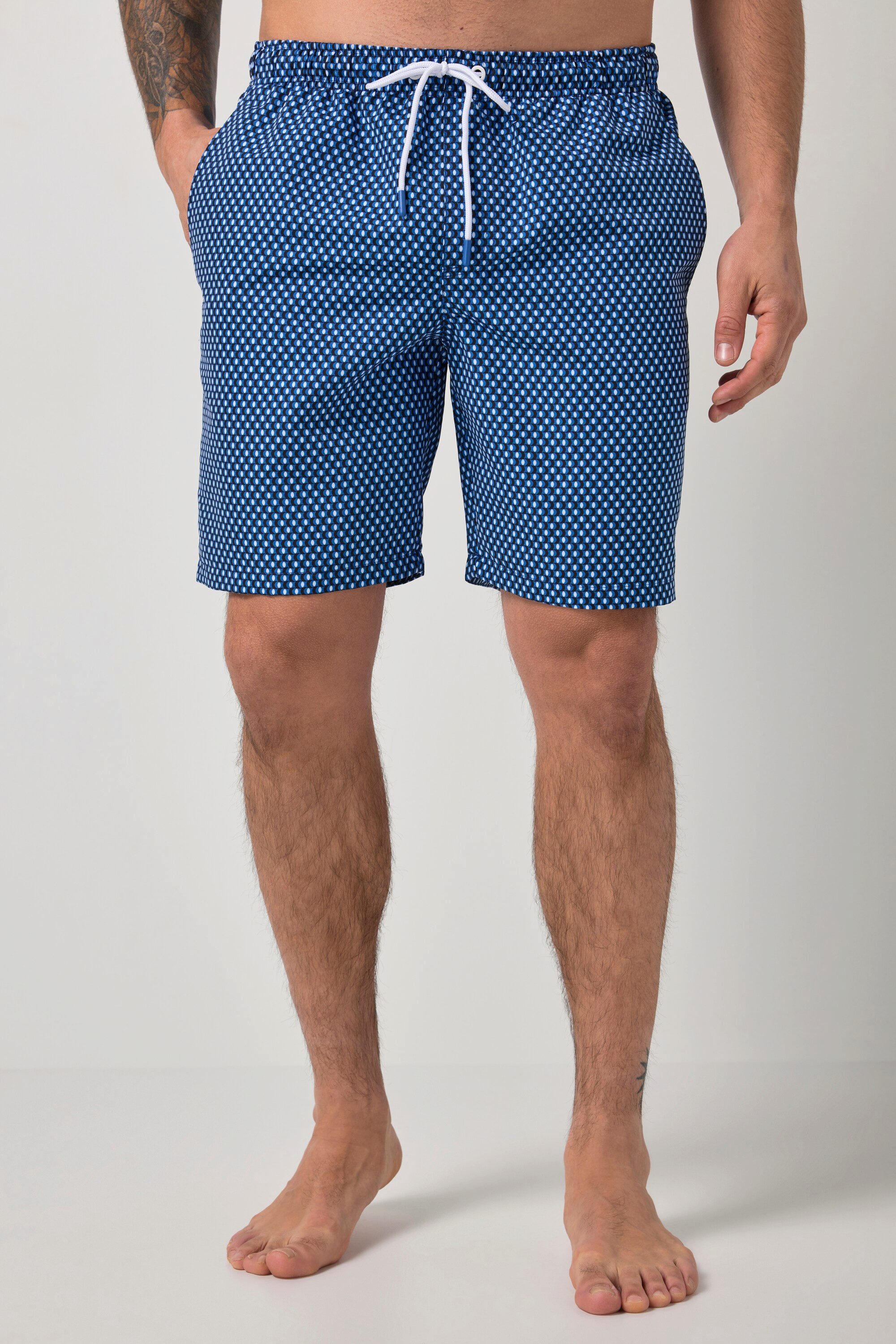 JP1880 Badehose Badehose Beachwear Alloverprint bis 8 XL