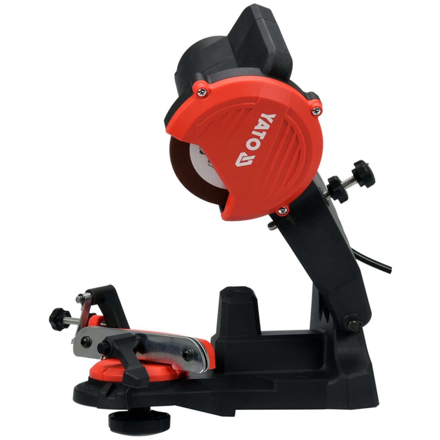 Yato Axt- und Messerschärfer YT-84990 Elektrischer Kettenschärfer 85W Tischgerät