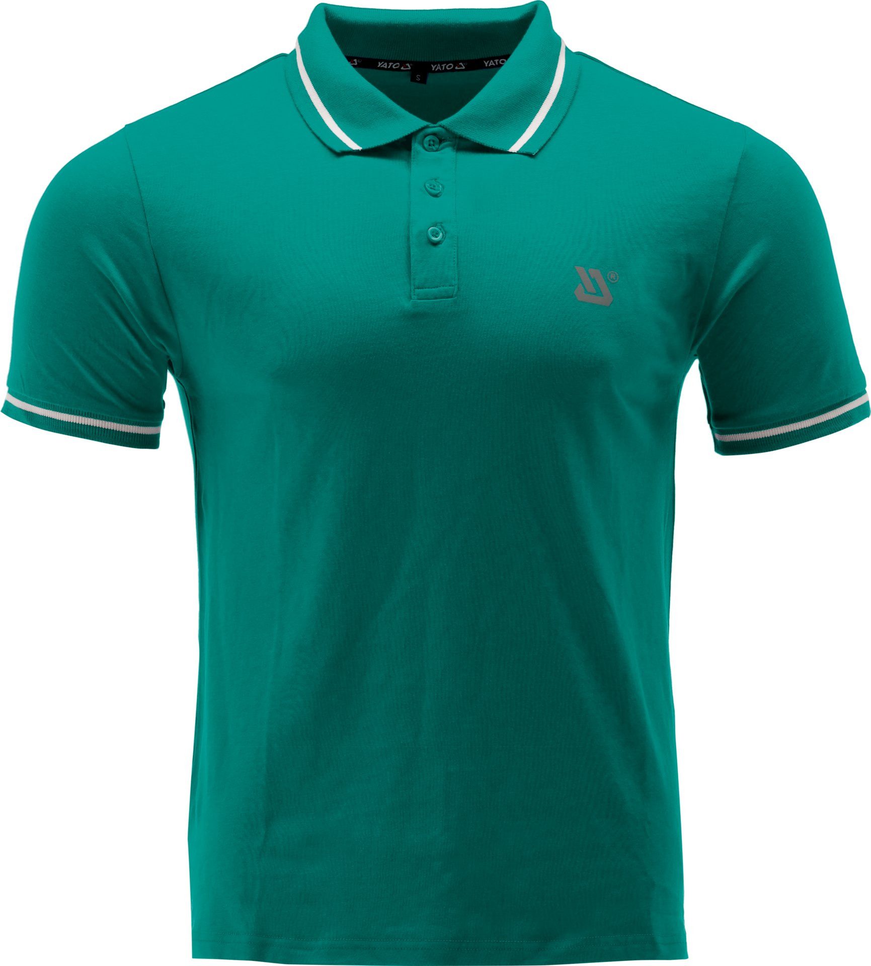 T-Shirt Poloshirt 100% Baumwolle 200g/m² Gr. L grün