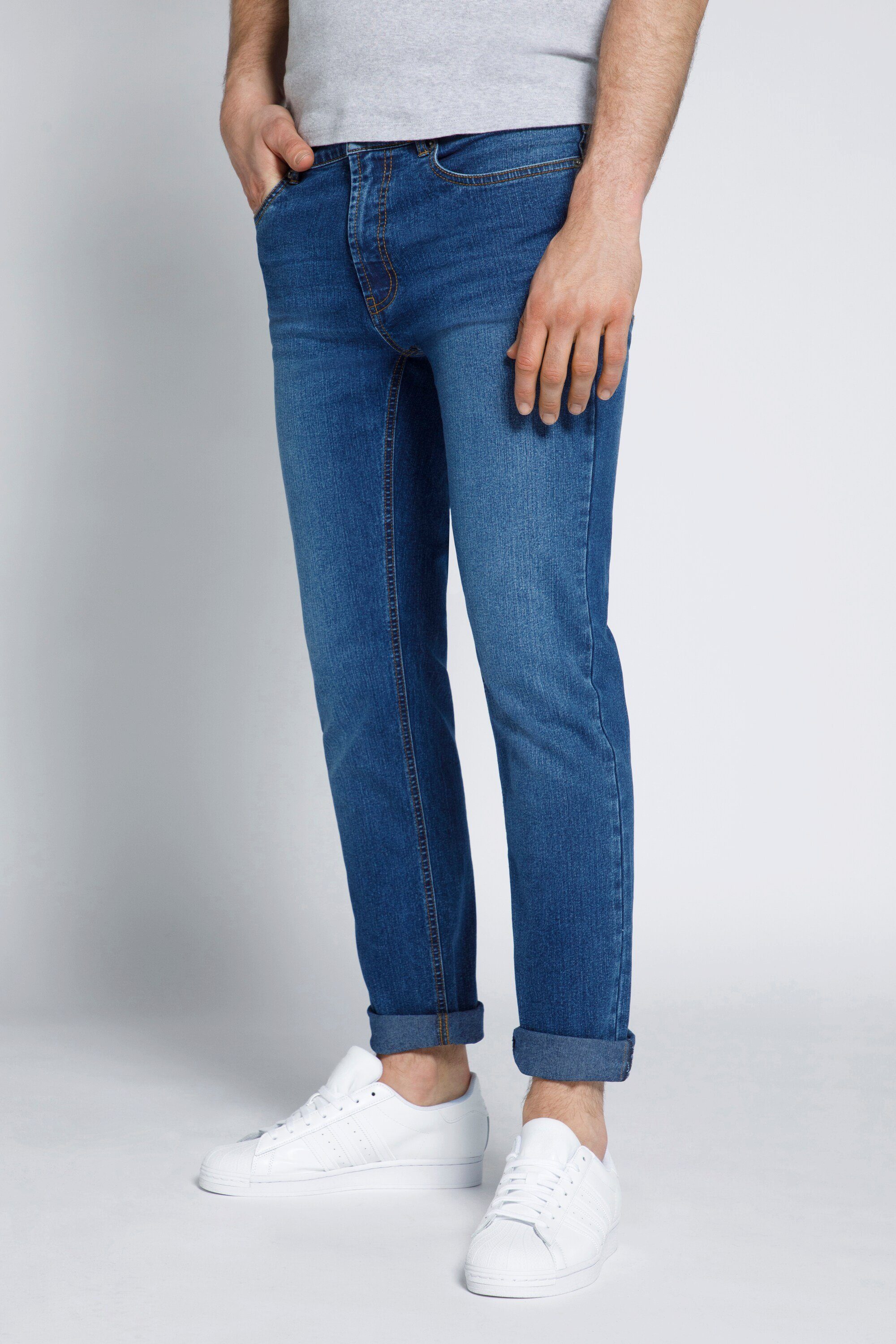 STHUGE 5-Pocket-Jeans STHUGE Herren Jeans Modern Fit blue denim
