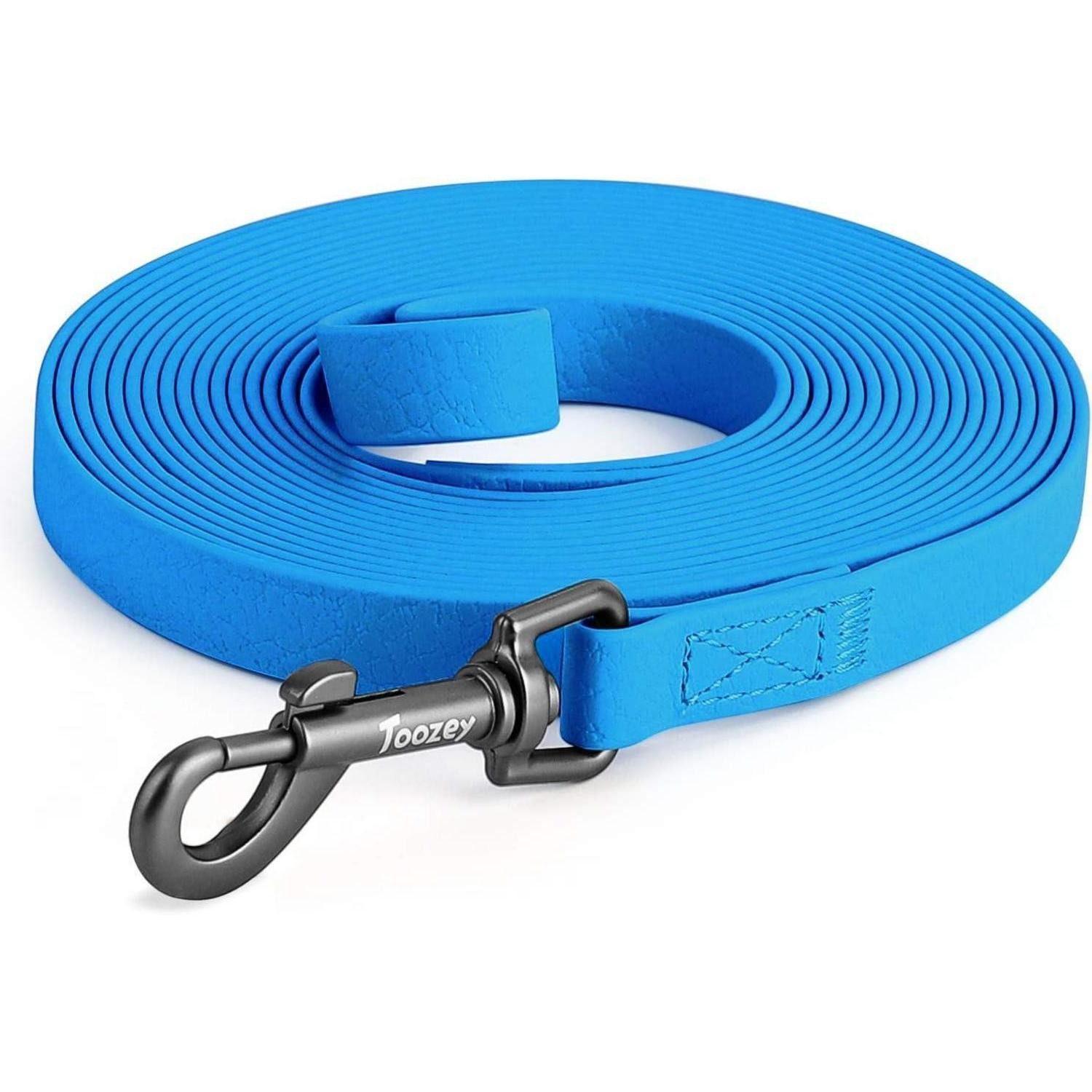 LuxusKollektion Schleppleine Schleppleine Wasserdicht Karabiner 15m Blau 10m Blau