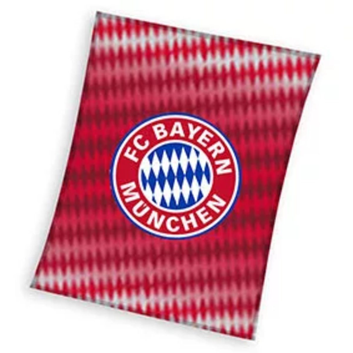 Wohndecke FC Bayern München Korallen-Fleecedecke 130 x 170 cm, 240 dickes, FC Bayern München, Geschenkidee für Mädchen und Jungen