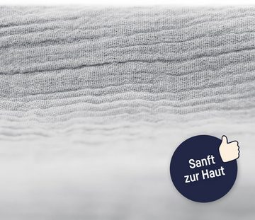 Julius Zöllner Nestchenschlange Musselin, grau, Made in Germany