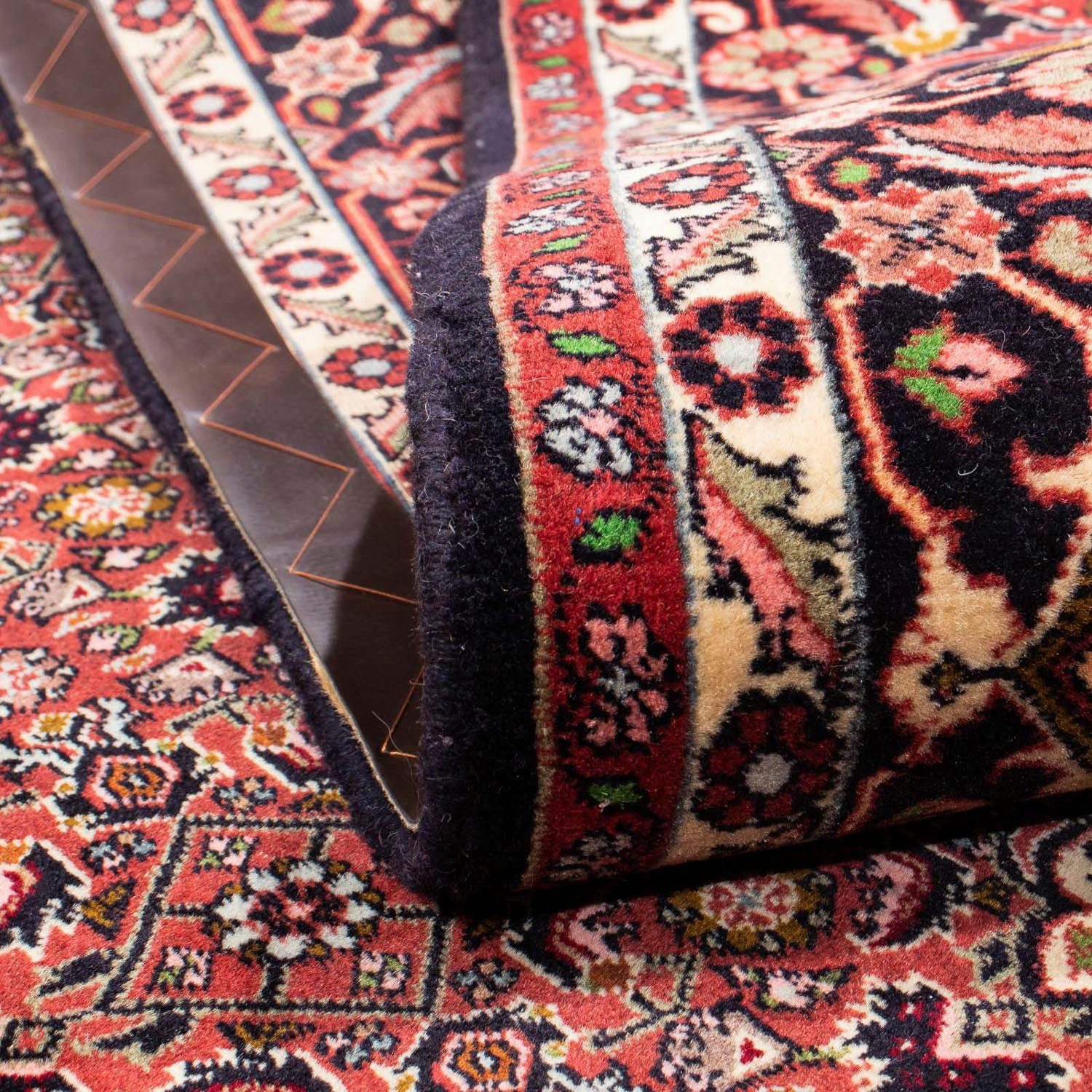 Orientteppich Perser Einzelstück x - mm, Bidjar morgenland, Wohnzimmer, - - Handgeknüpft, mit 15 cm rechteckig, braun, Zertifikat 293 198 Höhe: