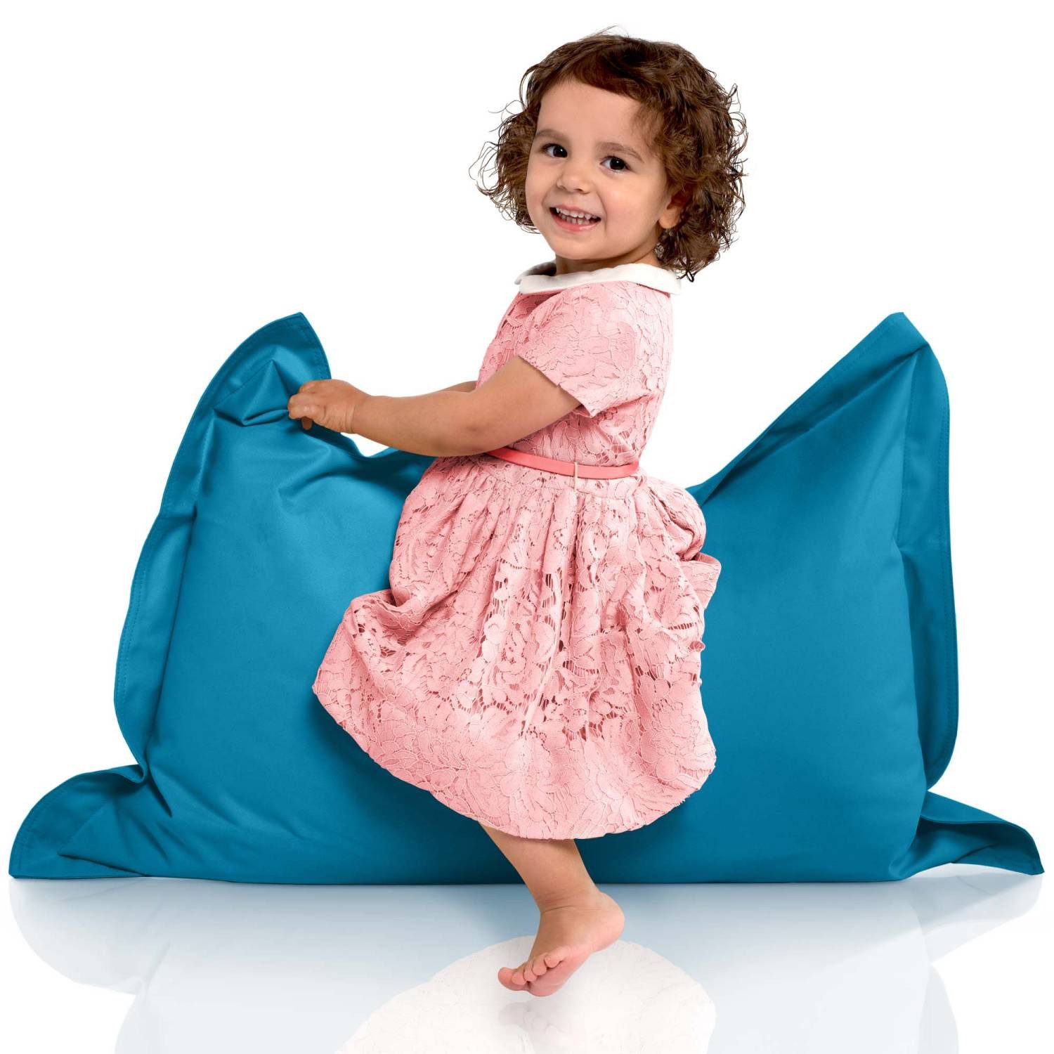 Green Bean Sitzsack Kinder-Sitzsack 70x100cm - 70 Liter (Kinder-Sitzsack 70x100cm & 70 Liter EPS-Perlen Füllung, - Indoor & Outdoor - Bean Bag Sitzkissen Bodenkissen), Sessel Riesensitzsack Liegekissen für Jungen & Mädchen
