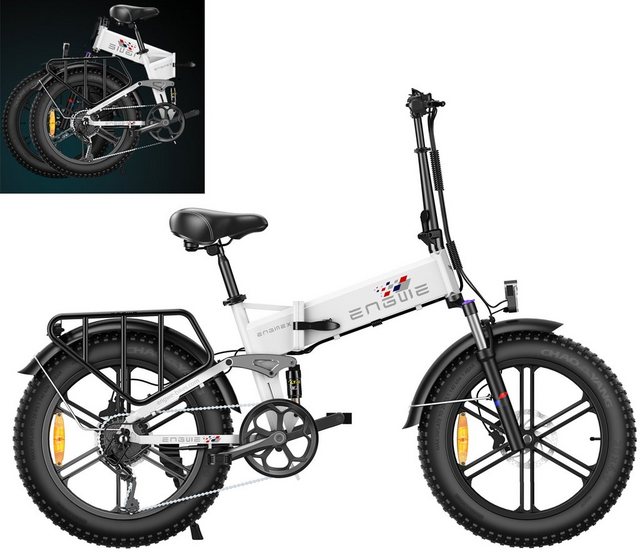REDOM E-Bike E-Fahrrad Elektrofahrrad Elektro Fahrrad E Bike EBike 20 Zoll klappbar, 7 Gang, Kettenschaltung, Heckmotor, (ohne Straßenzulassung, Mountainbike, E-Mountainbike, mit 7-Gang-Kettenschaltung, 250W, 48V 13Ah, Hinterradmotor), 25km/h Reichweite 50 km Fahrrad mit Batterie Federgabel Mittelfederung