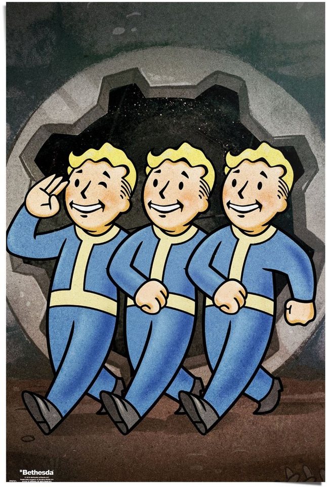 Reinders! Poster Fallout 76 Vault boys, (1 St)