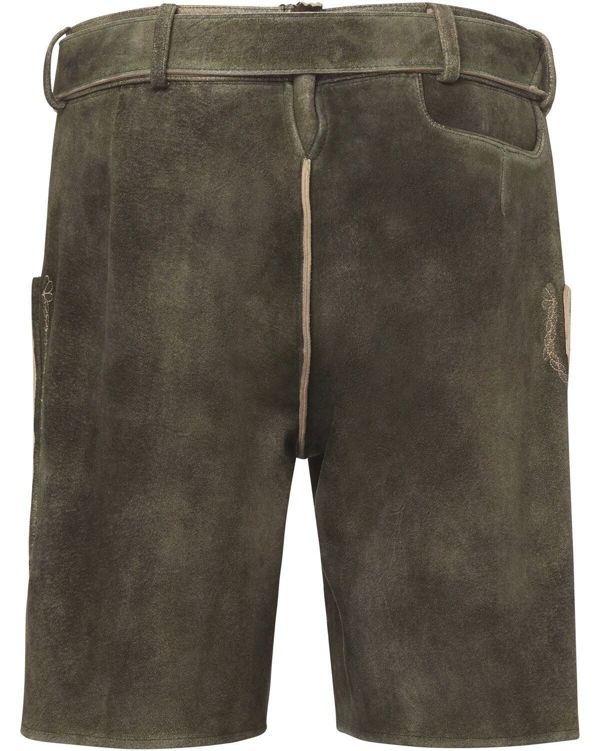 Luis Steindl Trachtenlederhose Kurze Lederhose mit Gürtel