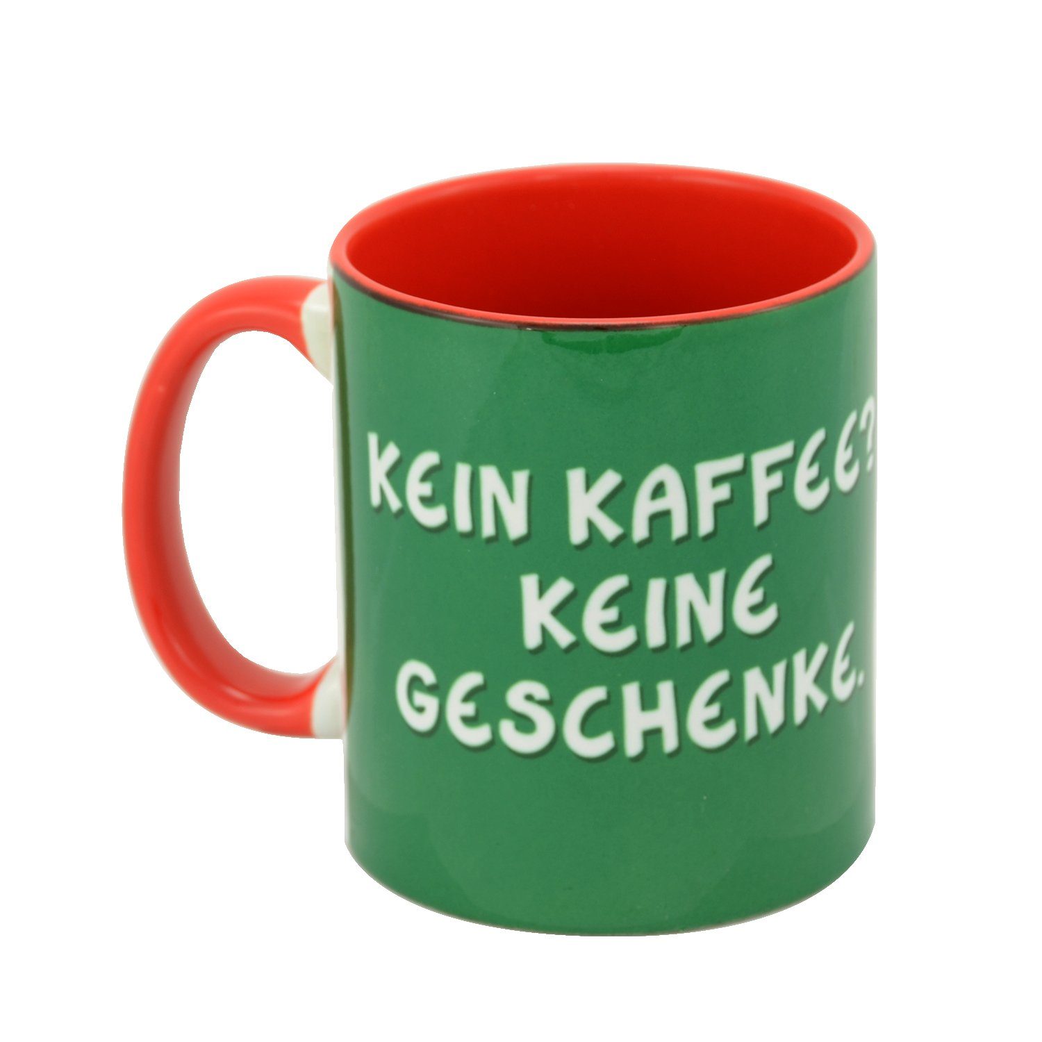 Keramik Geschenke Kaffee? ml, Keine Tasse - Kein Grün Rot 320 XMAS Ruthe United Tasse Labels® Ralph
