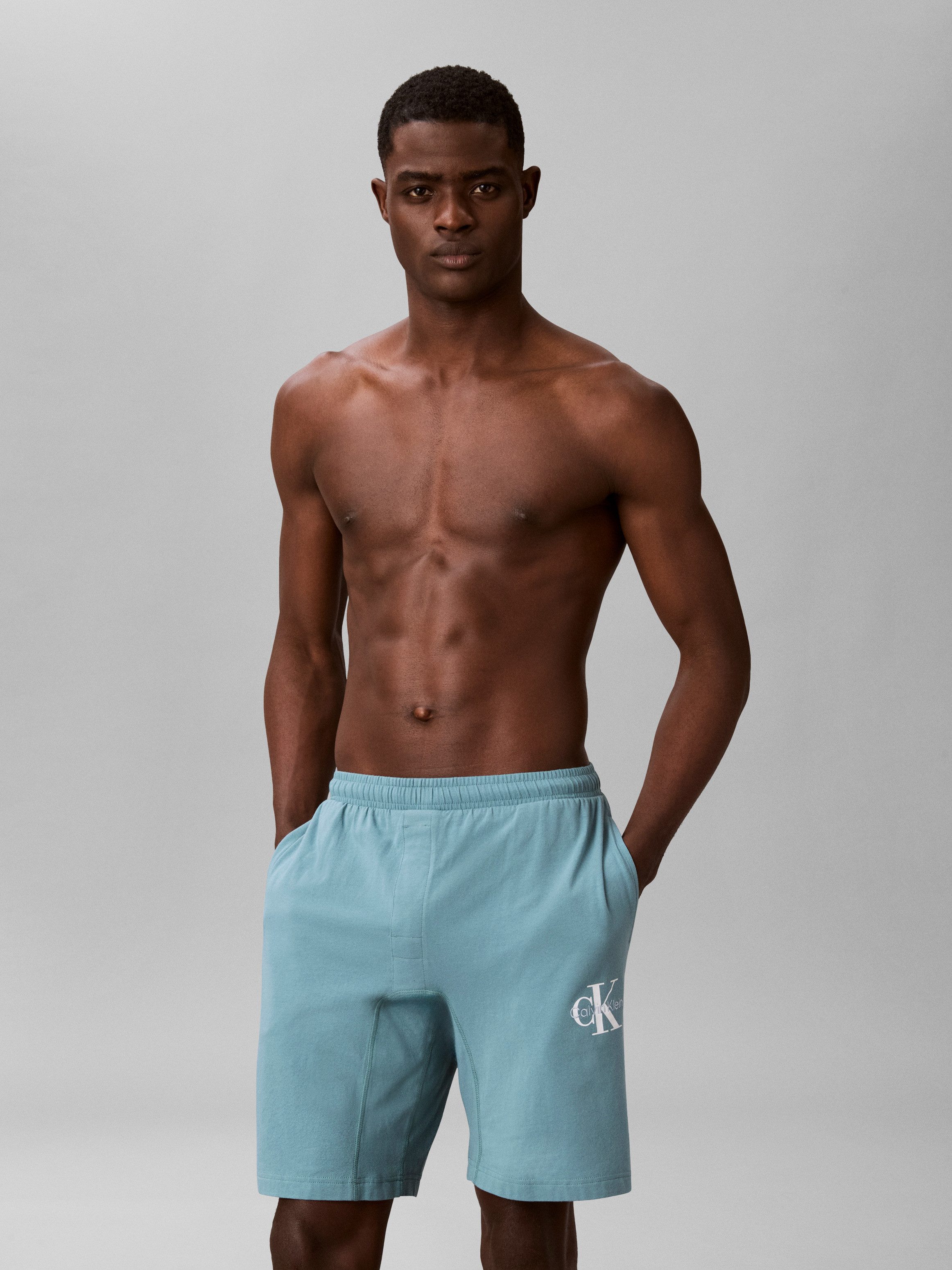 Calvin Klein Underwear Shorts MONOGRAM SLEEP SHORT Regular fit mit elastischem Bund