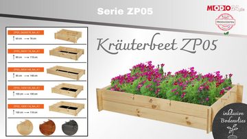Modo24 Hochbeet ZP05, Pflanzenbeet Hochbeet Gartenbeet aus Holz, viele Größen und Farben