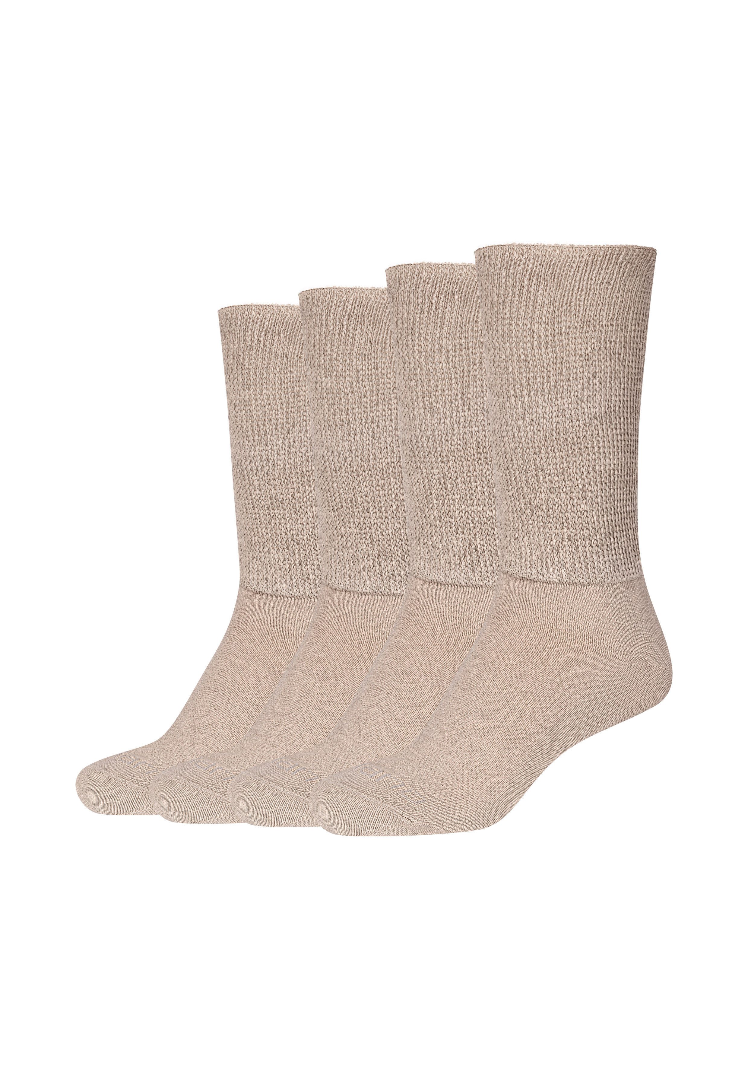 Camano Diabetikersocken Comfort Plus Diabetiker (Packung, 4er-Pack) mit besonders Venen-freundlichem Material