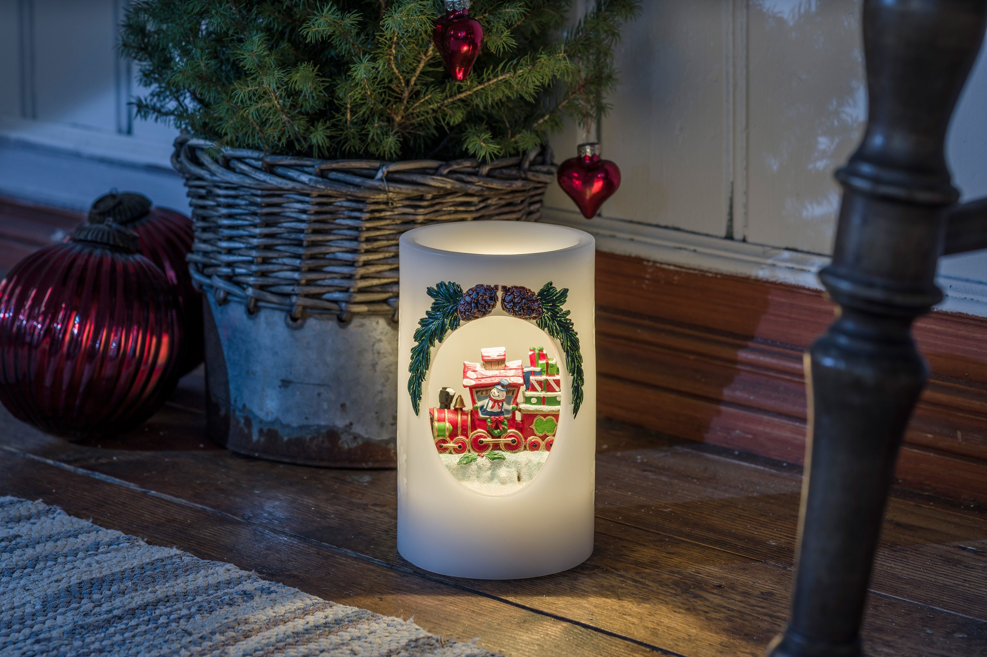 LED-Kerze Weihnachtsdeko