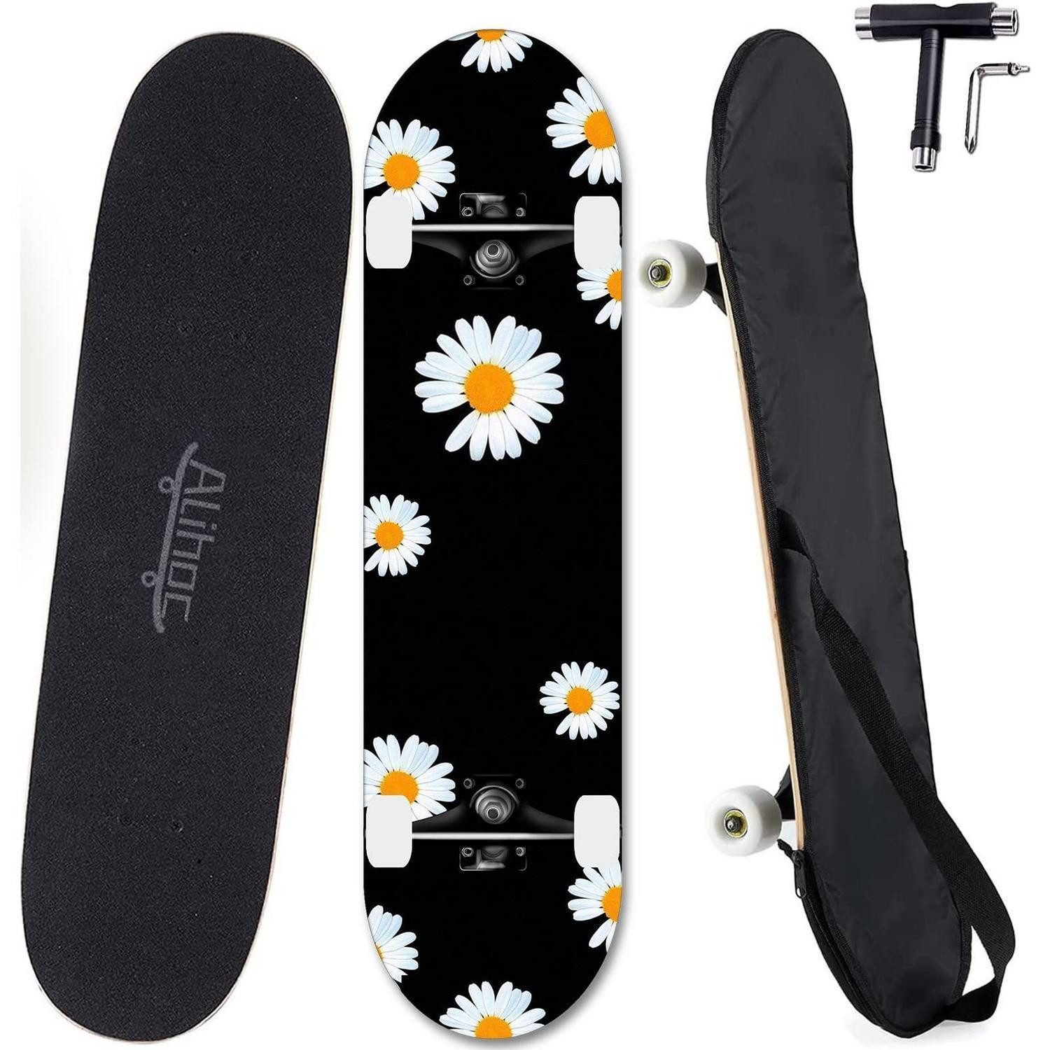 LuxusKollektion Skateboard Skateboard Standard 31 Zoll Ahorn 7 Lagen (1-St)