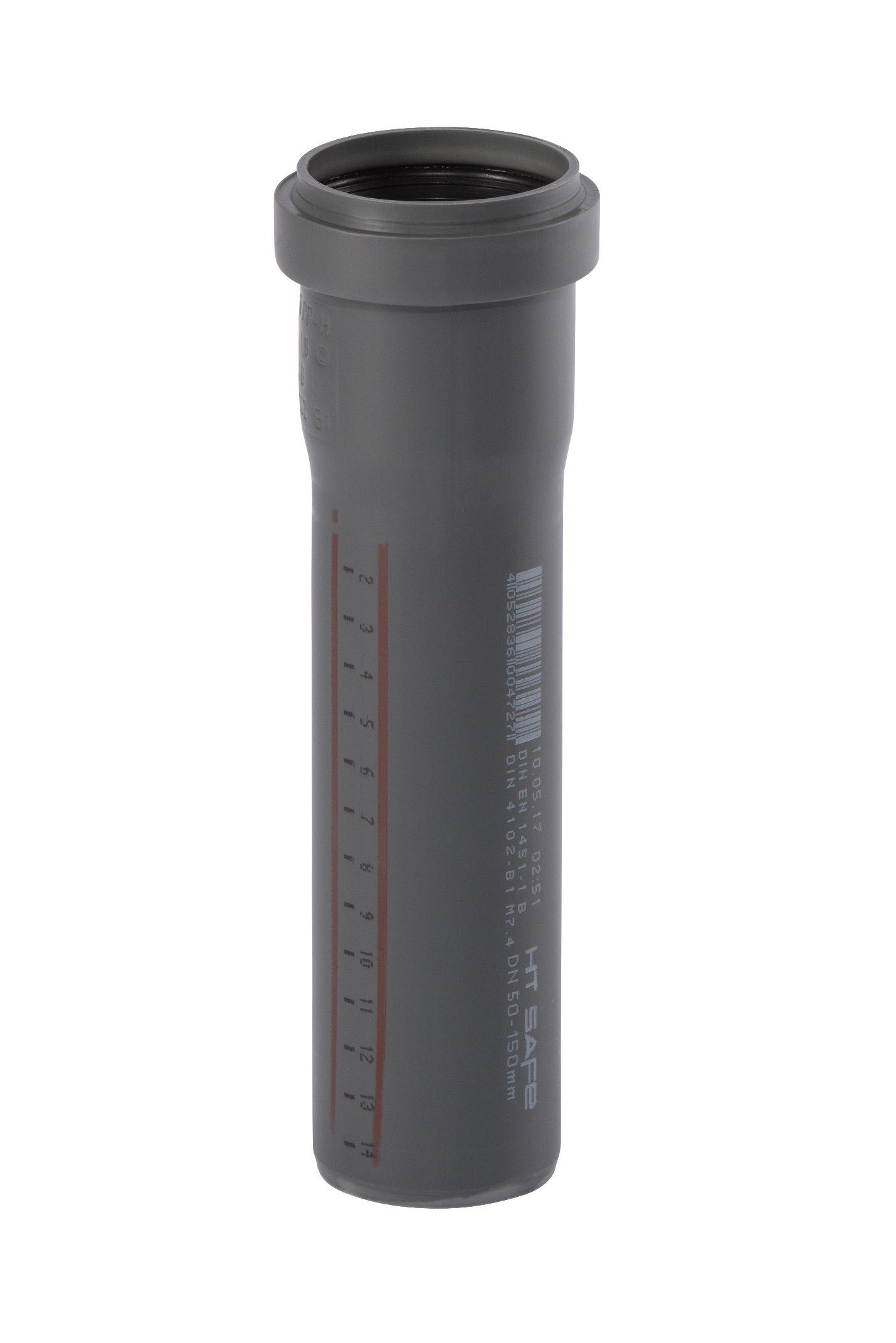 Ostendorf HT-Rohr OSTENDORF HTsafe Rohr mit Muffe DN/OD 50x150mm, 172000