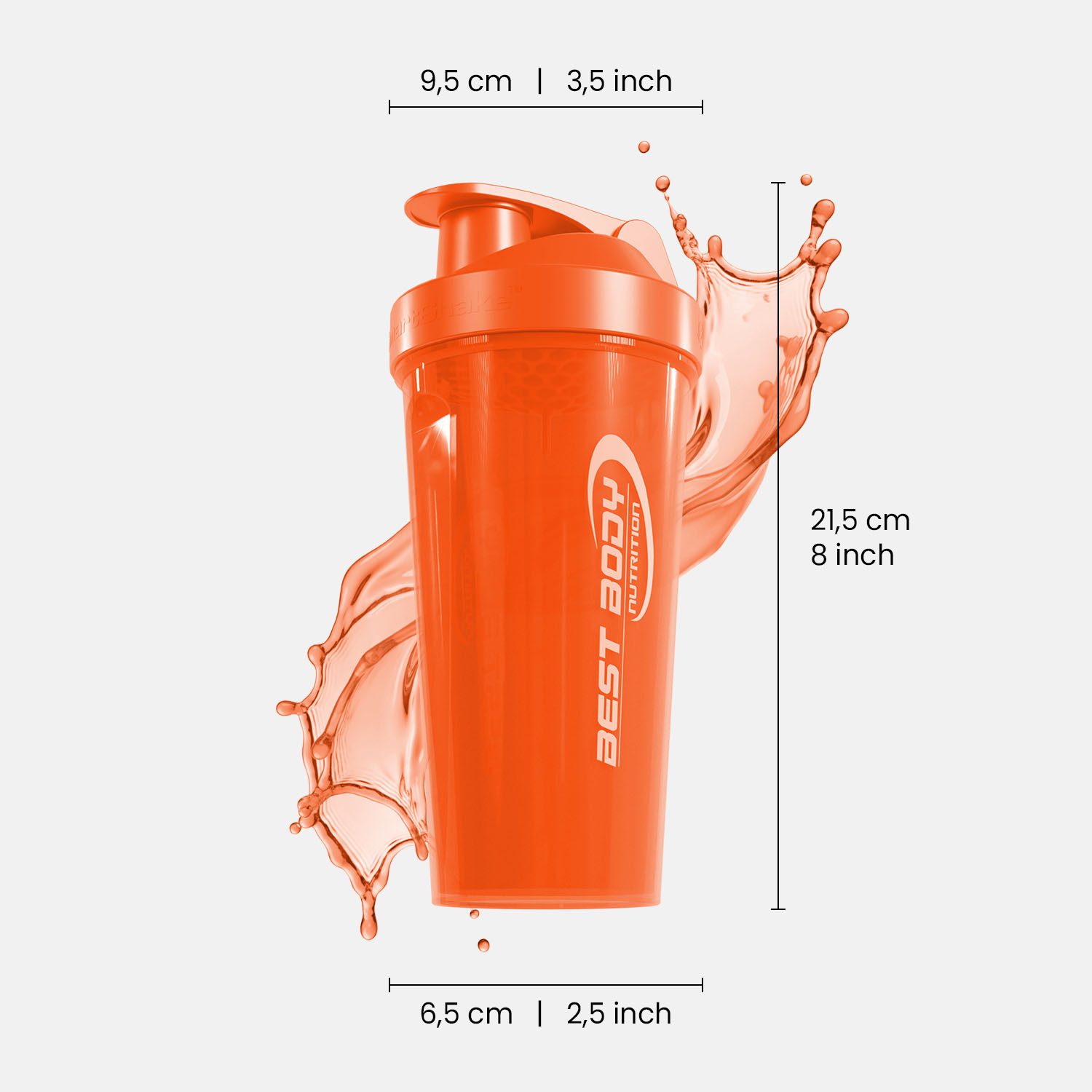 Best Body Nutrition Protein Shaker Eiweiß Shaker - Design Best Body Nutrition