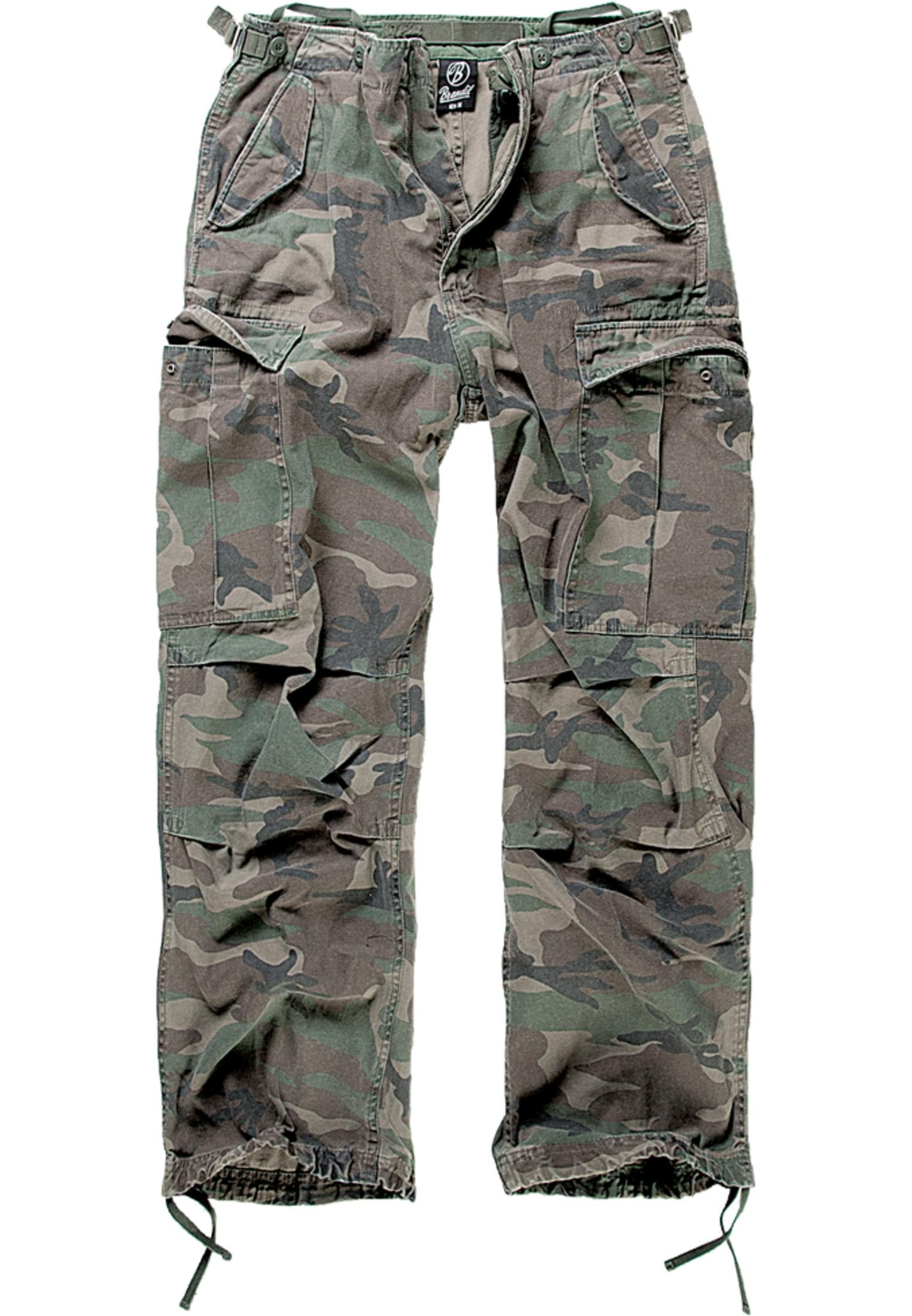 Brandit Cargohose Herren M-65 Vintage Cargo Pants (1-tlg) olive camouflage