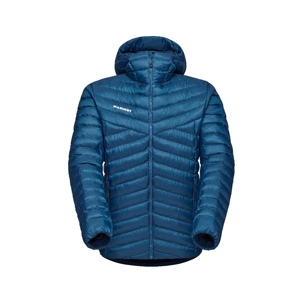 Mammut Softshelljacke Albula IN Hooded Jacket Herren Isolationsjacke deep ice blau