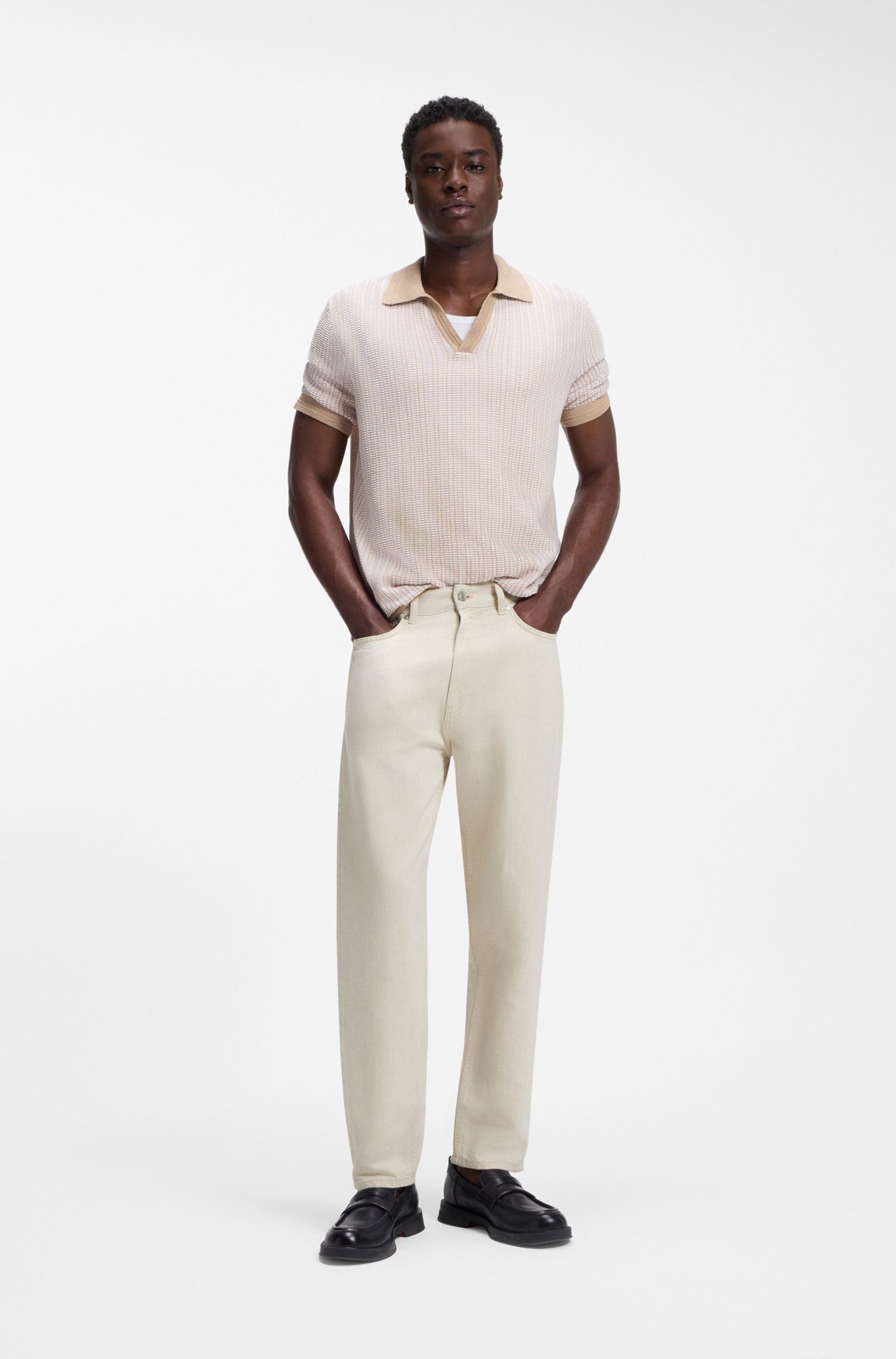 HUGO 5-Pocket-Jeans 838 im Tapered-Fit (1-tlg)
