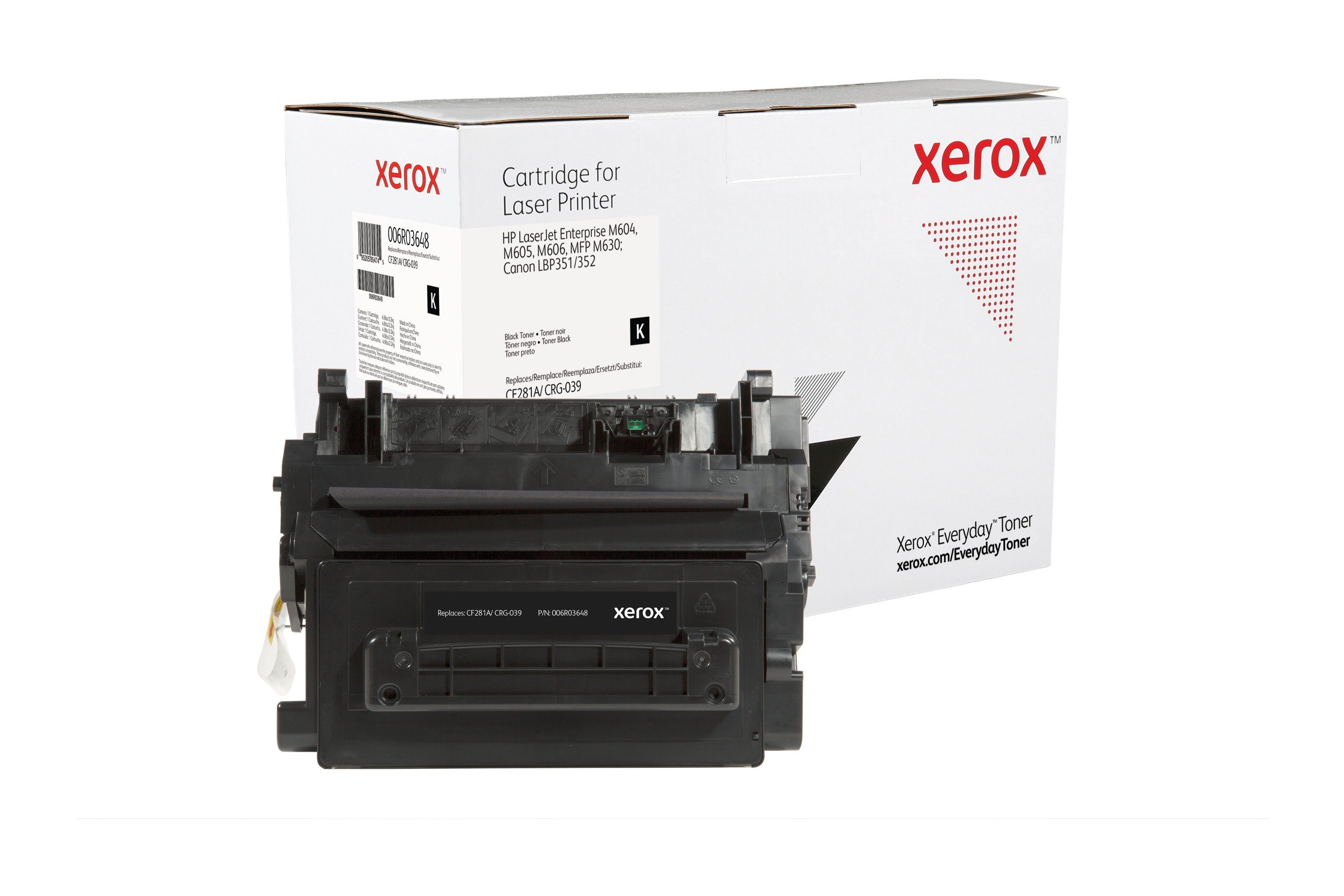 Xerox Tonerpatrone Everyday Schwarz (CF281A/ CRG-039) HP Toner 81A kompatibel mit
