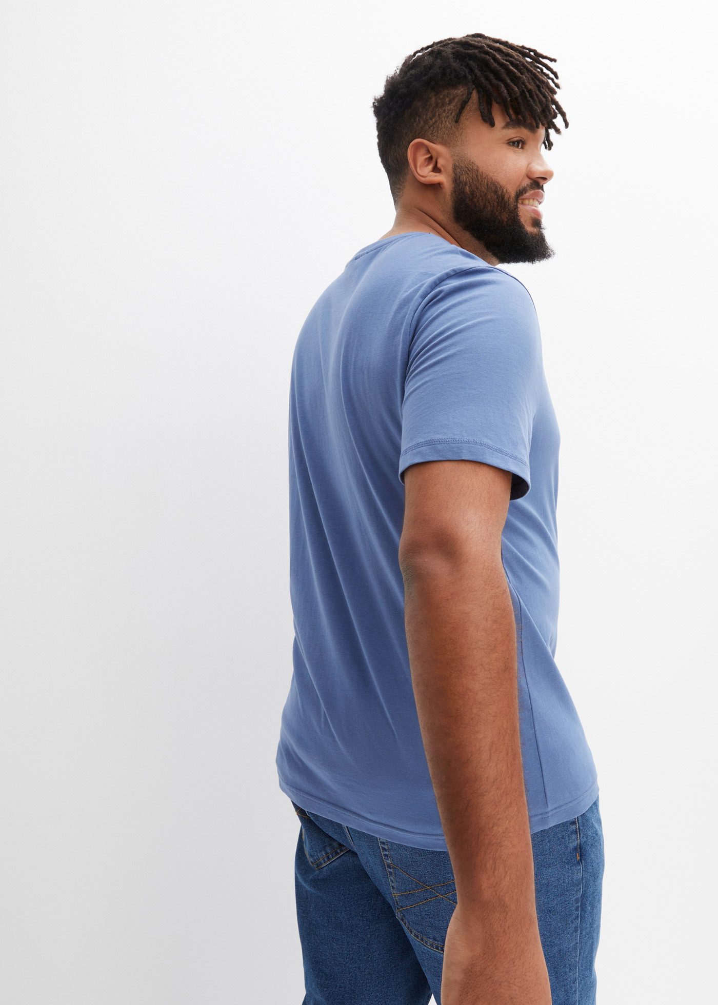 bonprix T-Shirt Regular Fit, Kurzarm, mit Frontprint, Rundhalsausschnitt günstig online kaufen