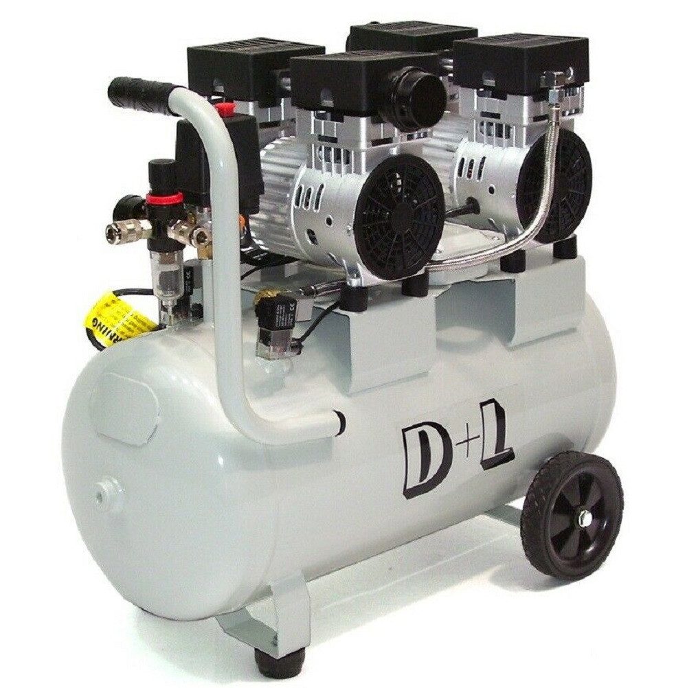 Apex Kompressor Flüster Kompressor Luftkompressor 50L leise 69dB 44311, 1-tlg.