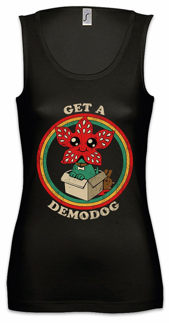 Urban Backwoods Tanktop Get A Demodog I Ärmelloses Damen T-Shirt Stranger Jane Kids Monster Will Things Alphabet Series