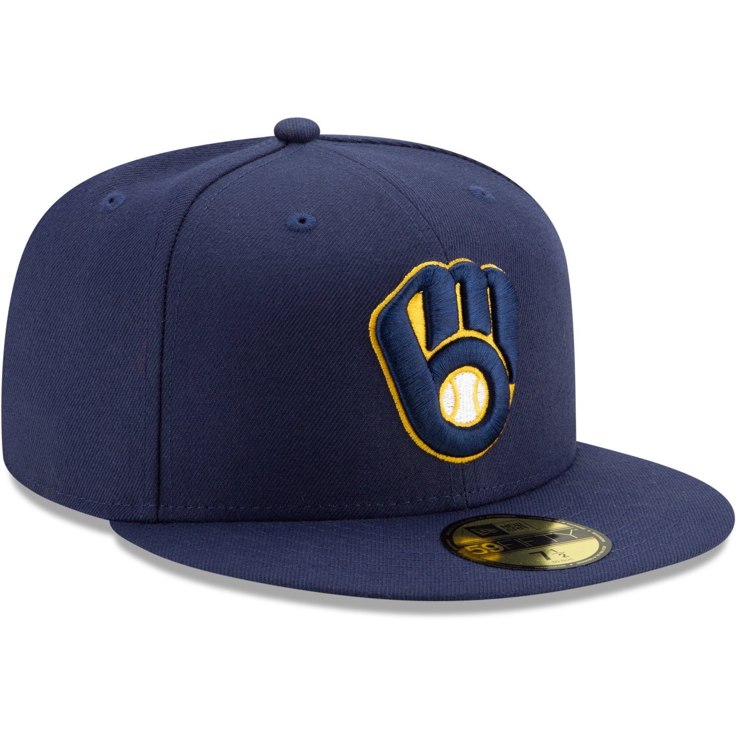 New Era Fitted Cap 59Fifty Milwaukee AUTHENTIC ONFIELD Brewers
